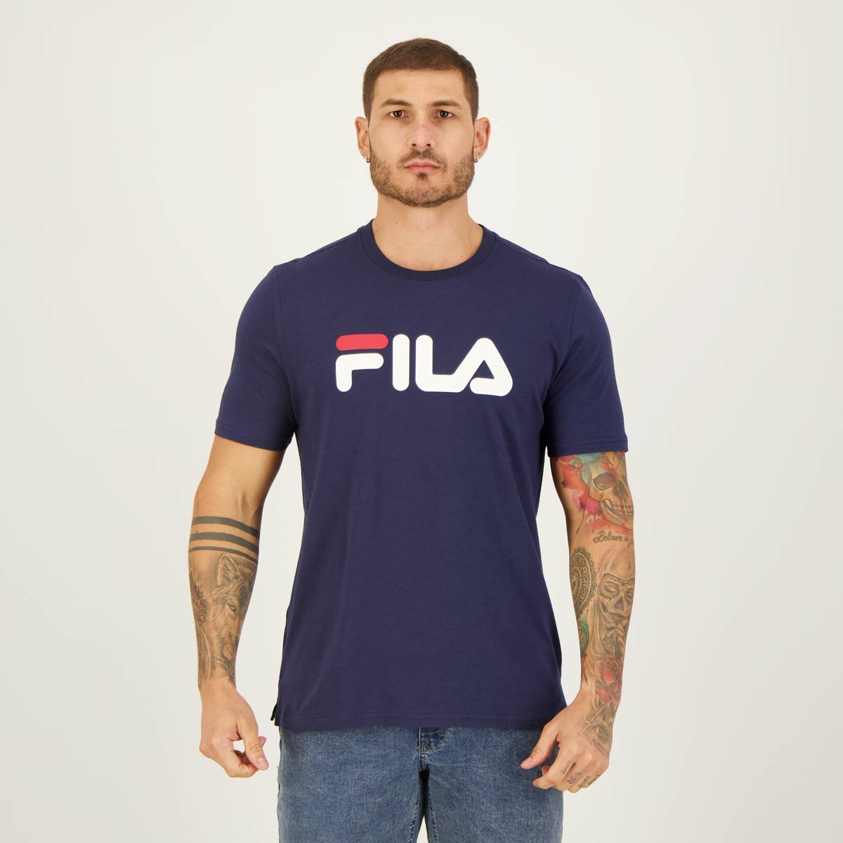 Camiseta Fila Letter Premium III Marinho