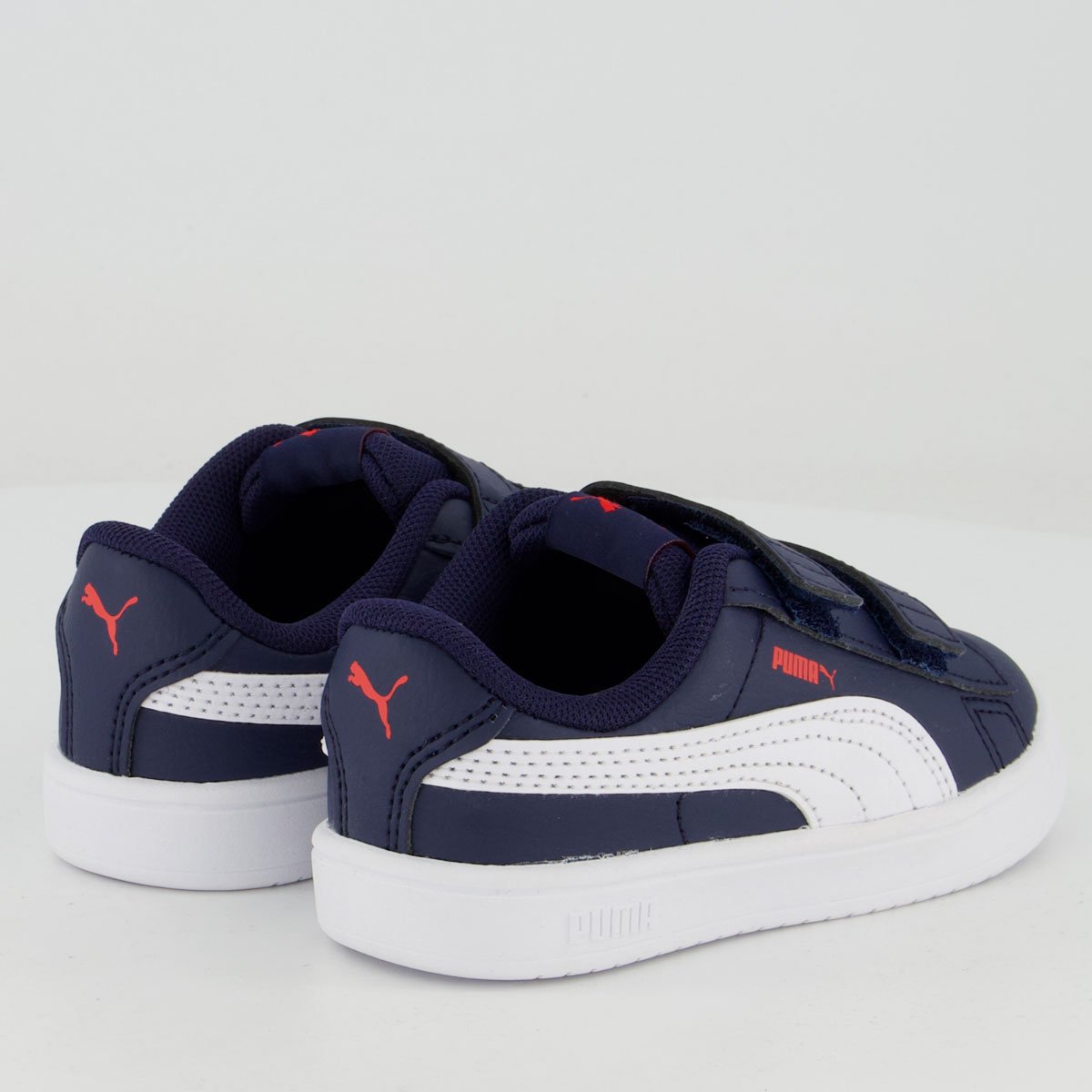 Tênis Puma Rickie Classic V Infantil Marinho e Branco Azul 3