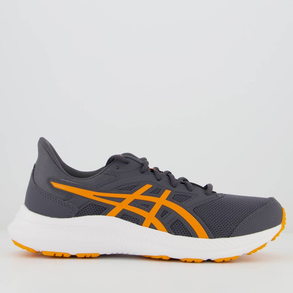 Tenis asics best sale cinza e laranja