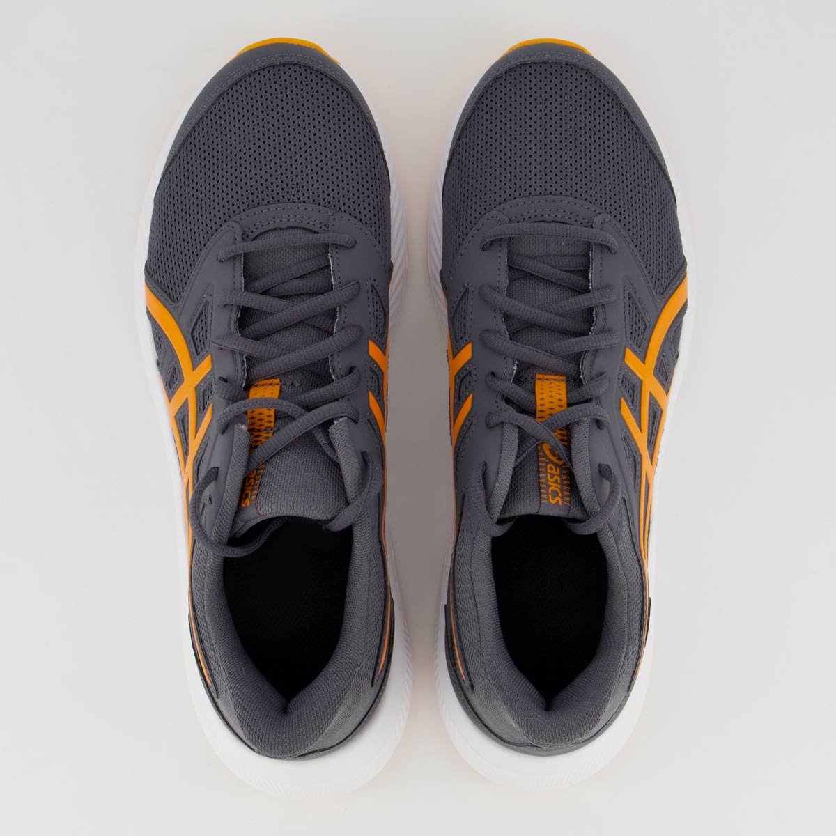 Tênis Asics Jolt 4 Cinza e Laranja Cinza 4