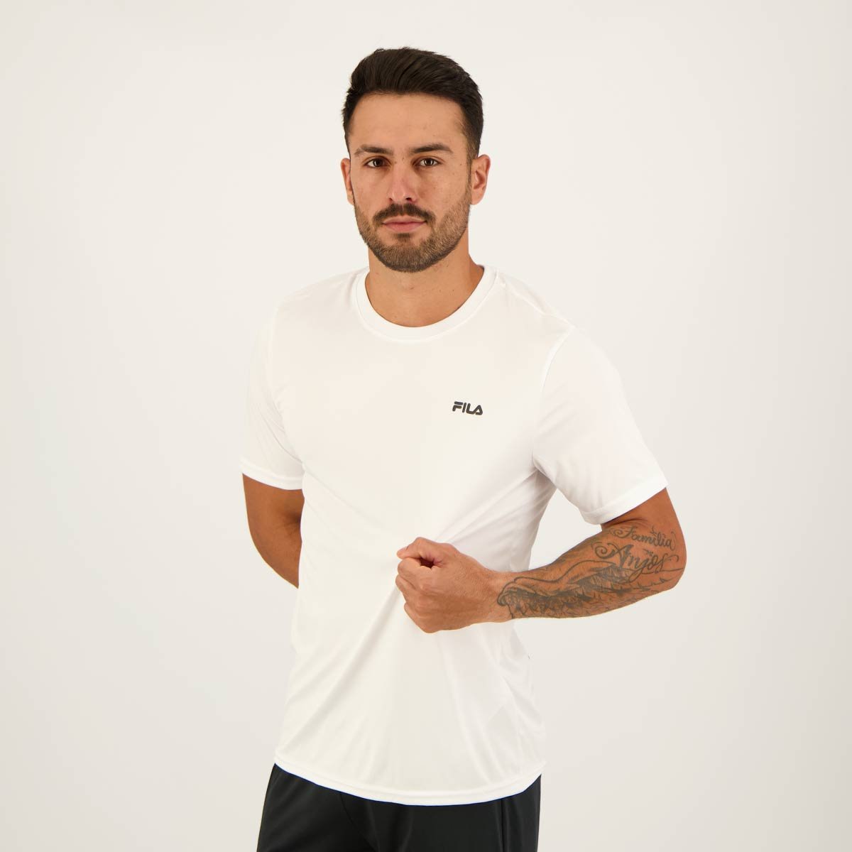 Camiseta Fila Basic Sports Polygin Branco Branco 2