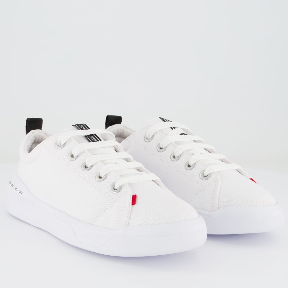 Tênis Coca Cola Soho Daytona Feminino Branco Branco 2