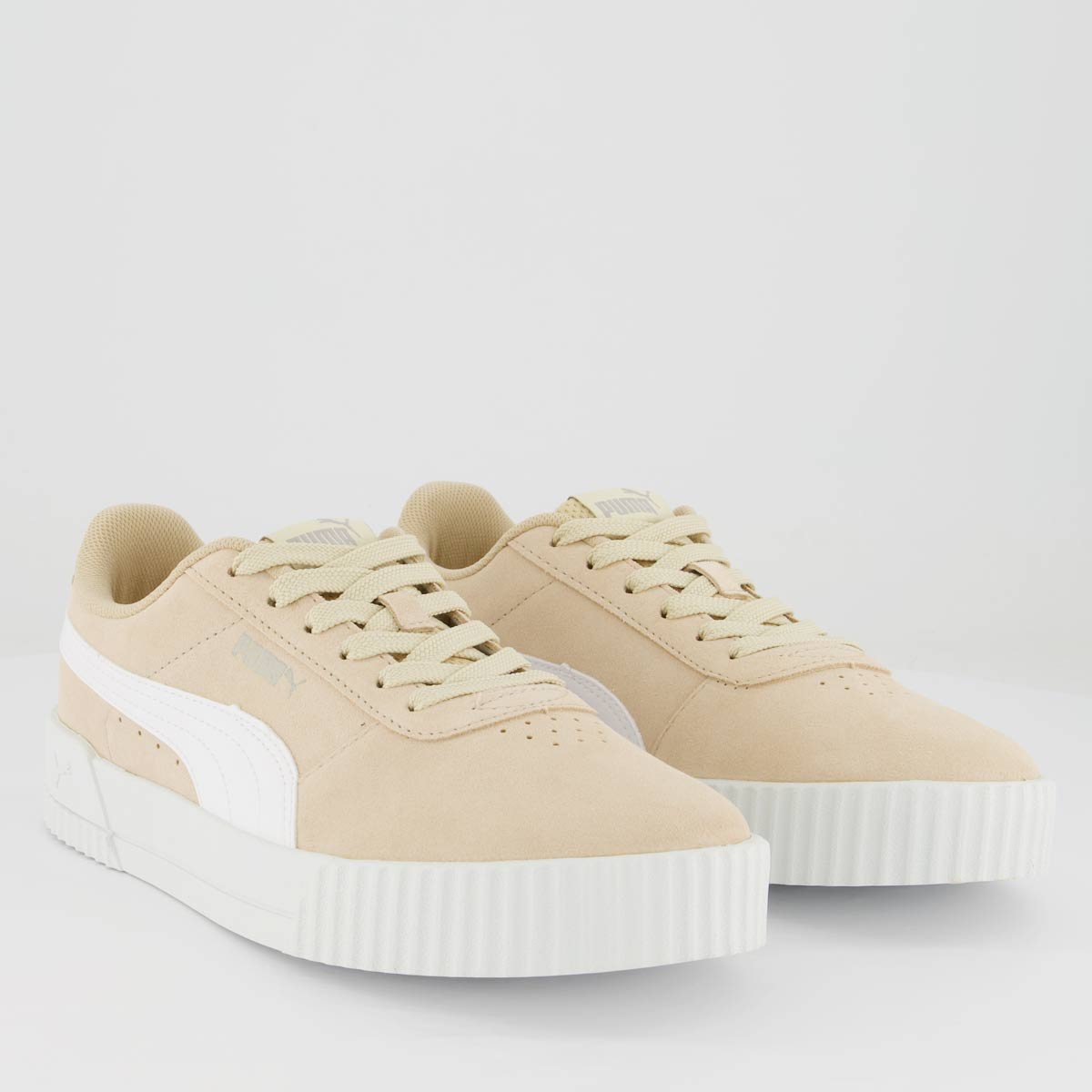 Tênis Puma Carina BDP Feminino Bege e Branco Bege 2