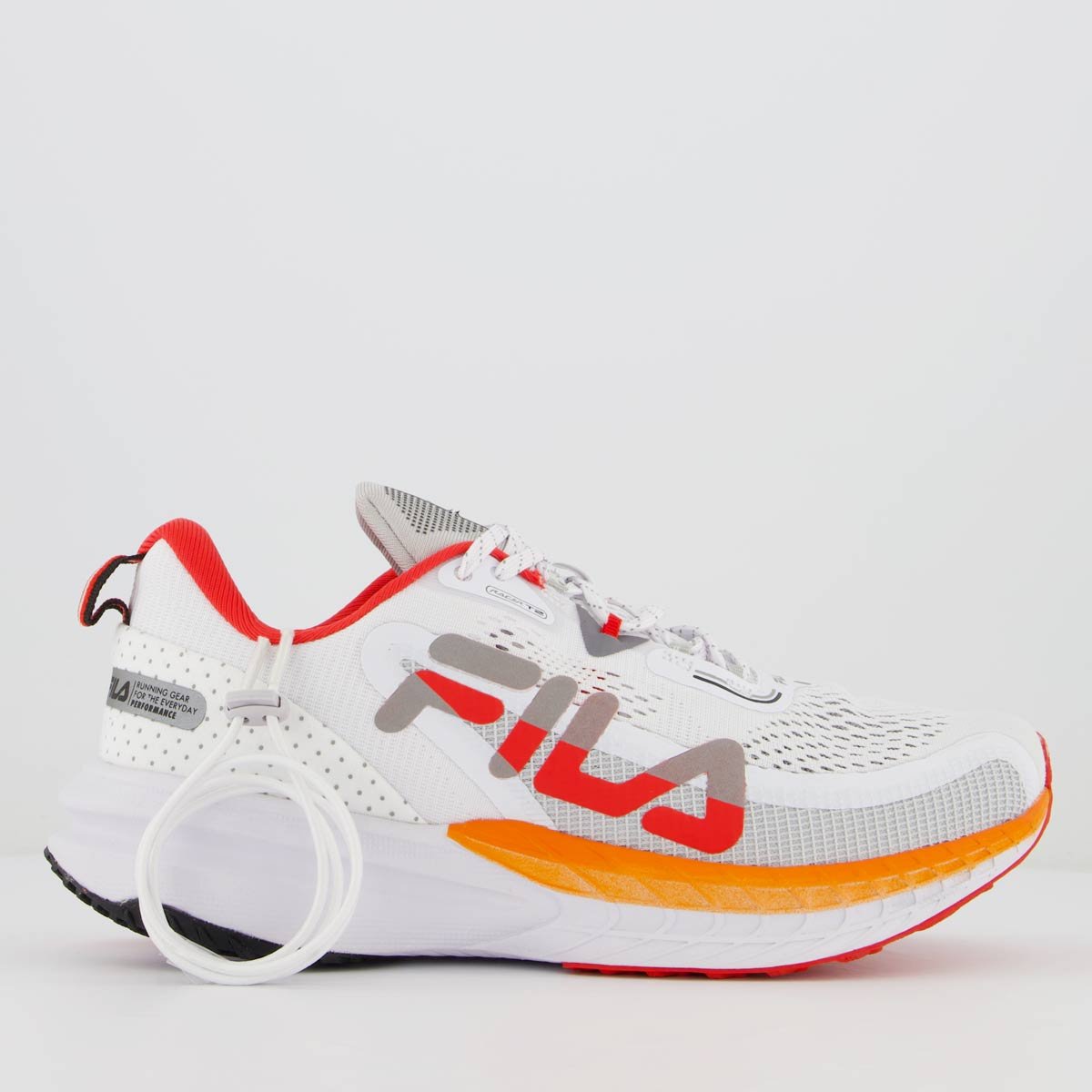 Tênis Fila Racer T2 Branco e Vermelho Branco 1