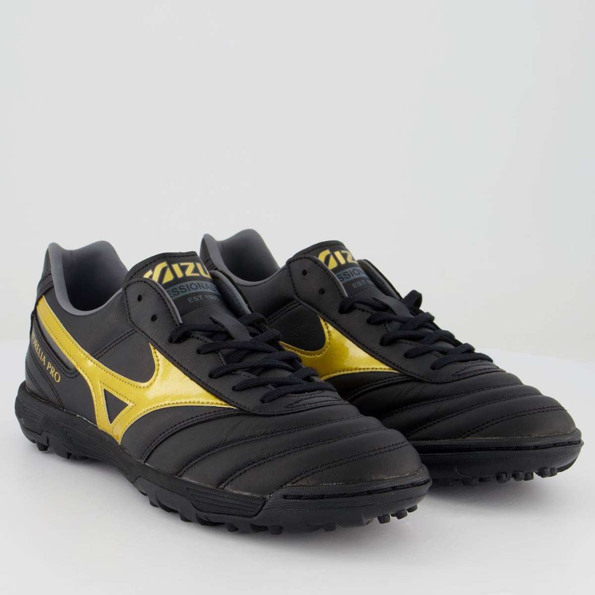 Chuteira Mizuno Morelia II Pro Society Preta Preto 2