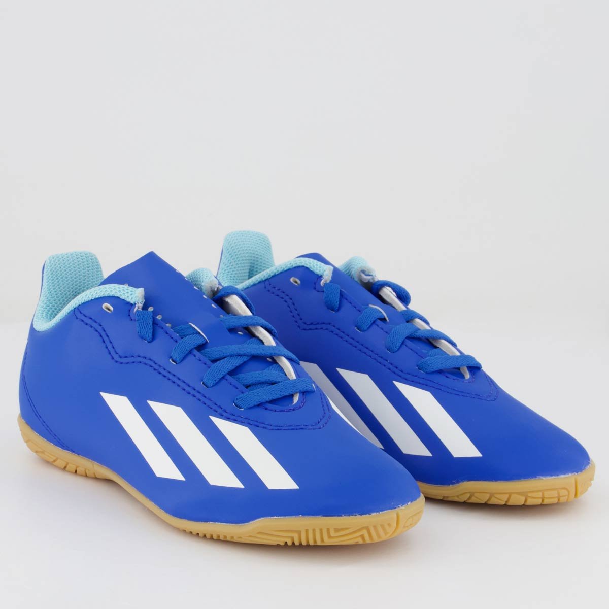 Chuteira Adidas X Crazyfast 23.4 IN Futsal Juvenil Azul Azul 2