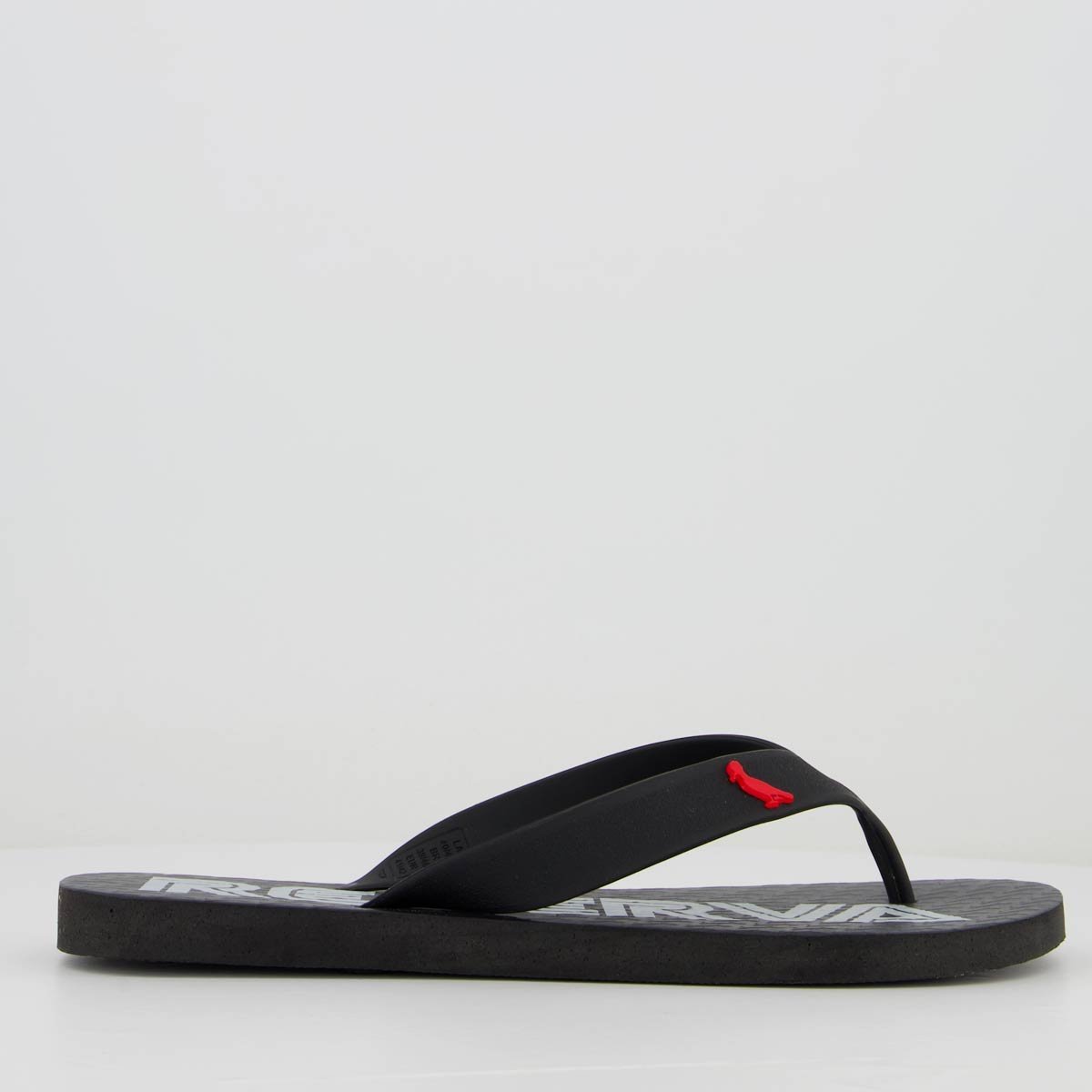 Chinelo Reserva Contorno Preto e Branco Preto 2