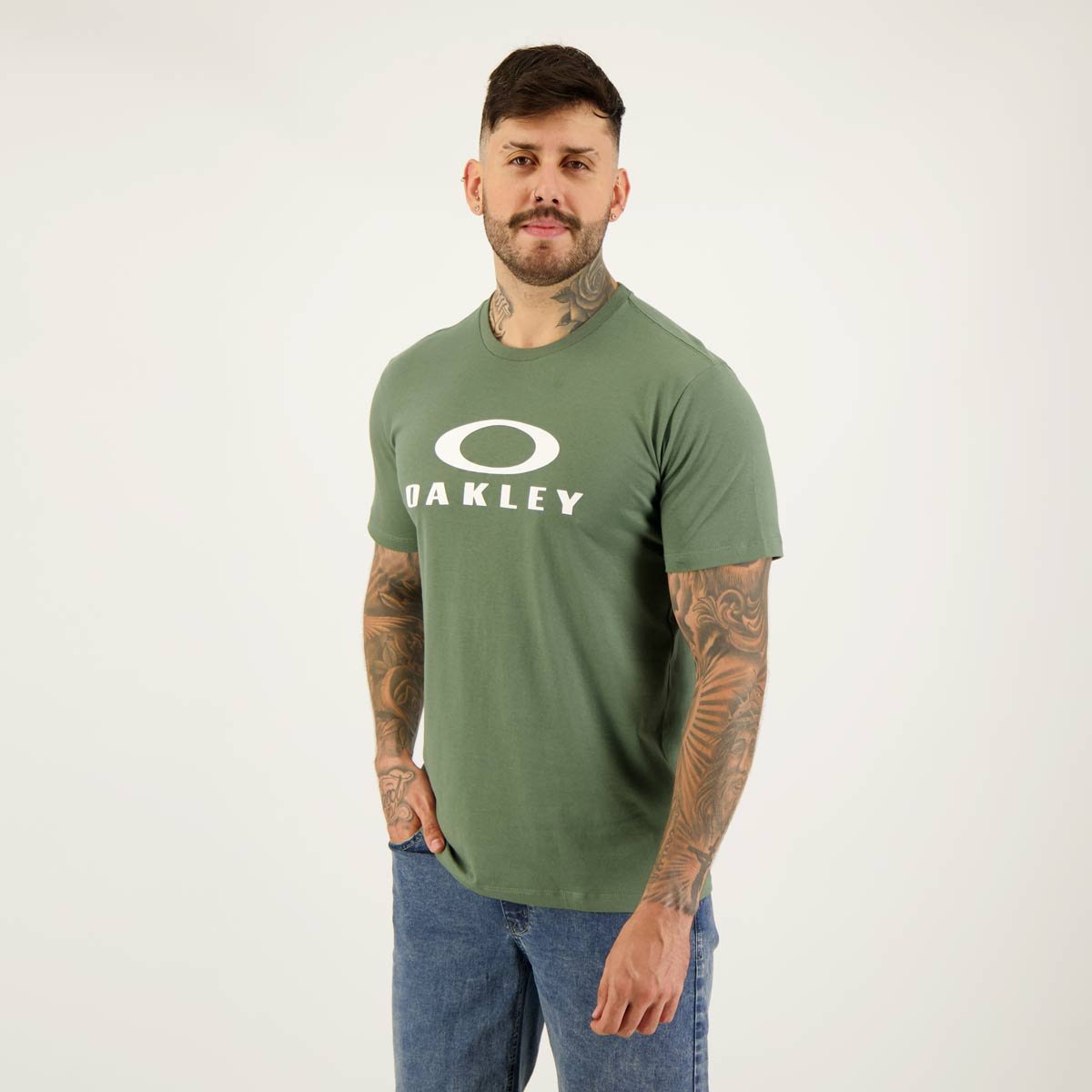 Camiseta Oakley O Bark SS Branca - FutFanatics