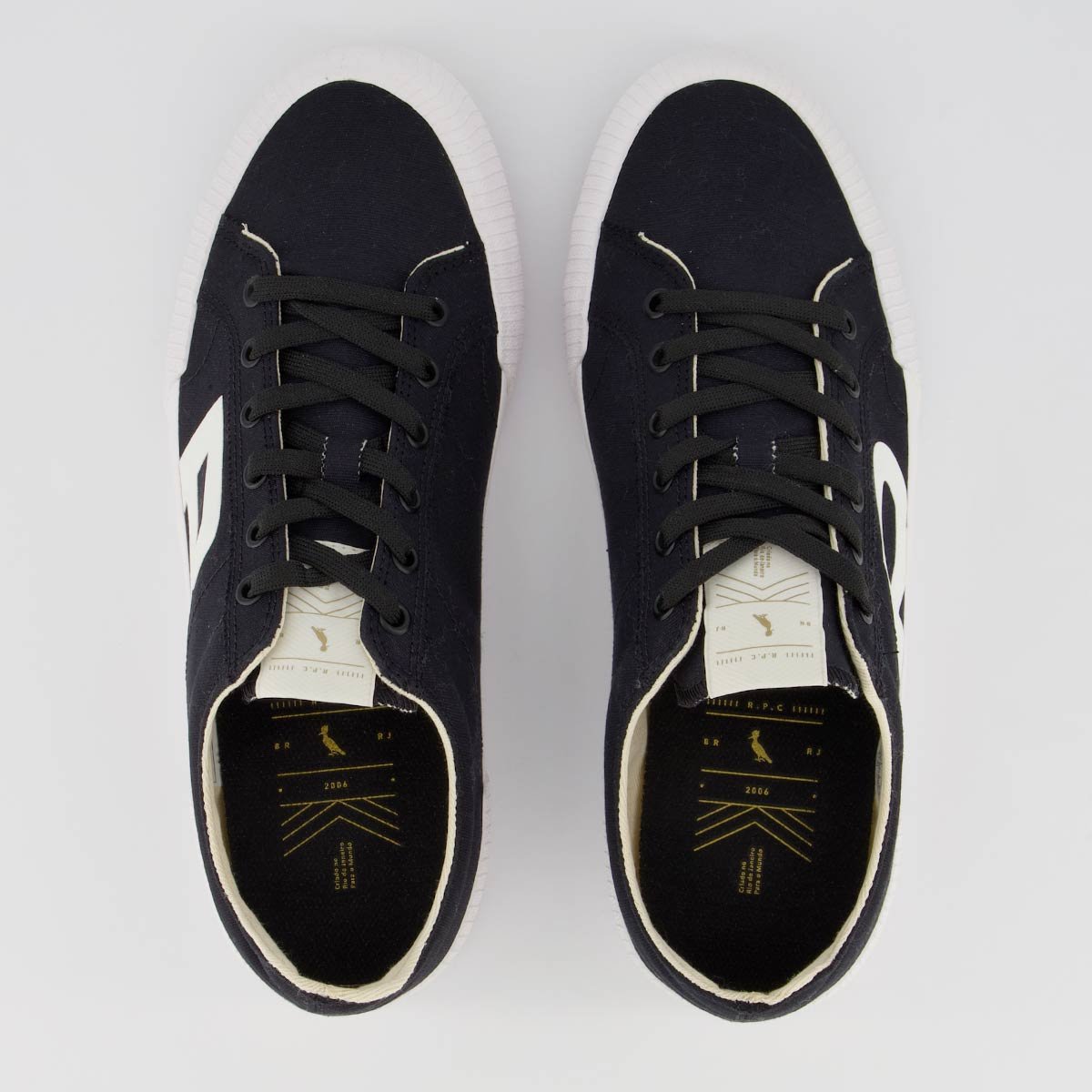 Tênis Reserva Urca Preto e Branco Preto 4