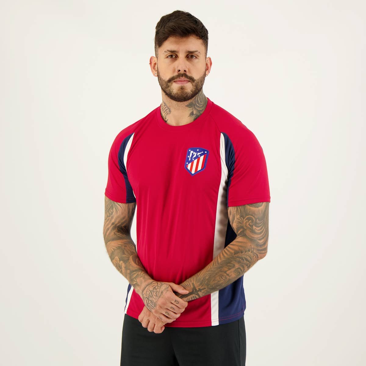 Camisa Atlético De Madrid Bordô Vermelho 2