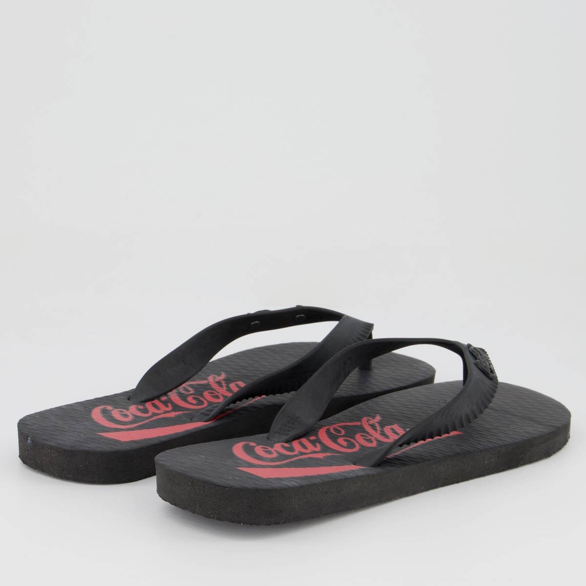 Chinelo Coca Cola Lucky Preto Preto 4