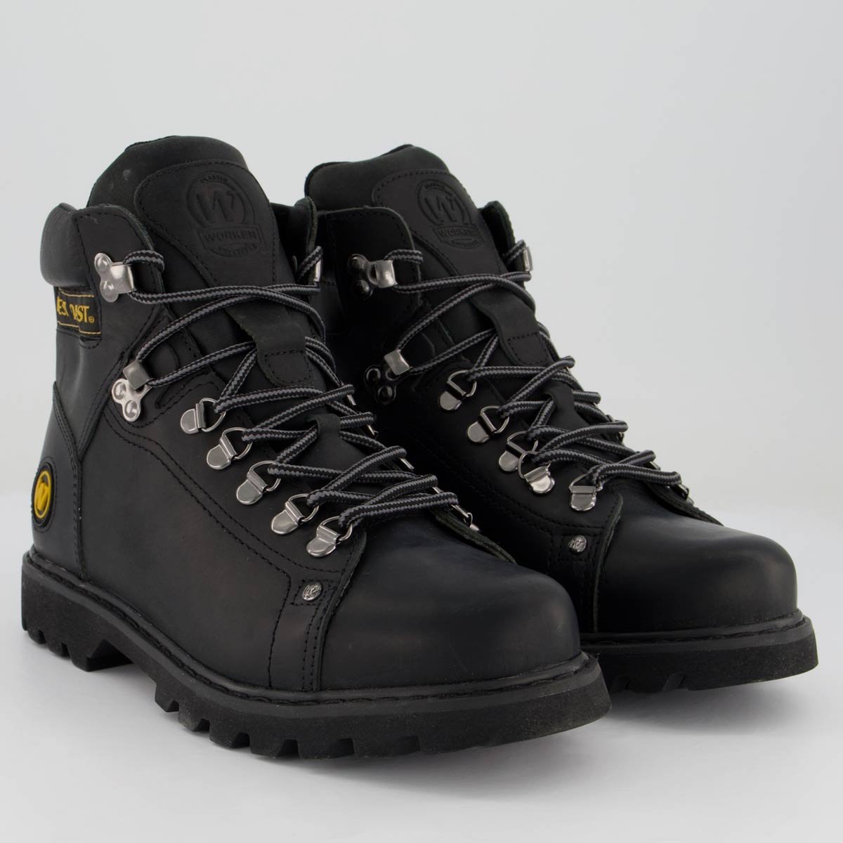 Bota West Coast Worker Classic Preta Preto