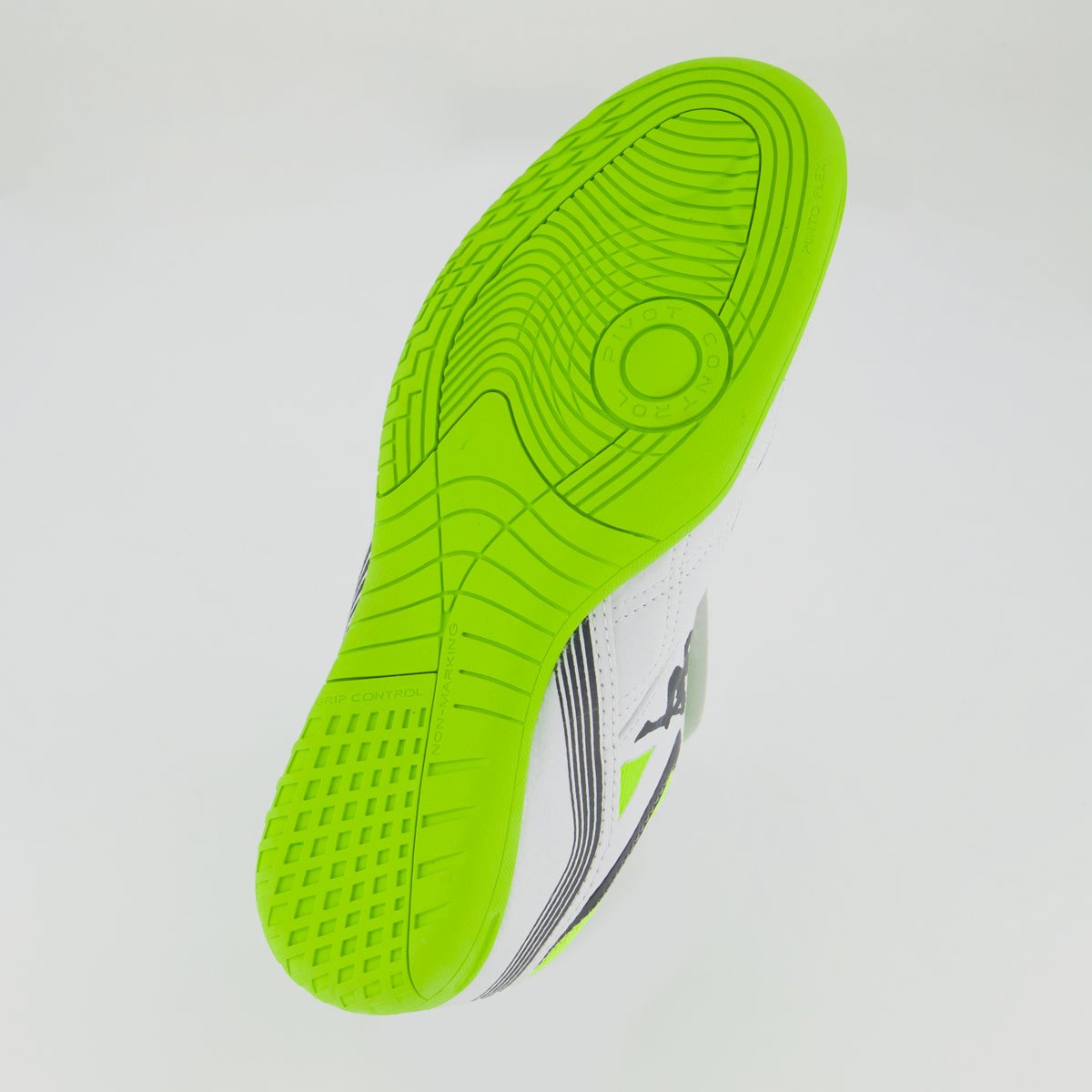 Chuteira Kappa Phoenix Futsal Branca e Verde Branco/Verde 5