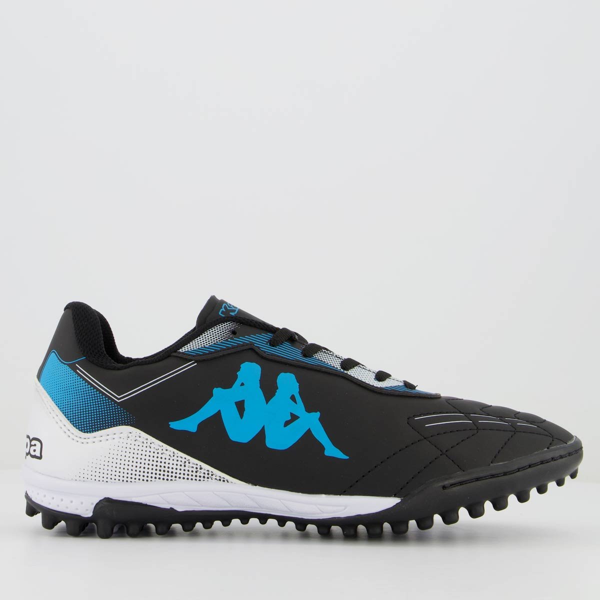 Chuteira Kappa Florida Society Preta e Azul Preto/Azul 1