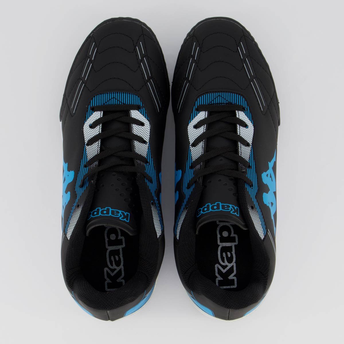 Chuteira Kappa Florida Society Preta e Azul Preto/Azul 4