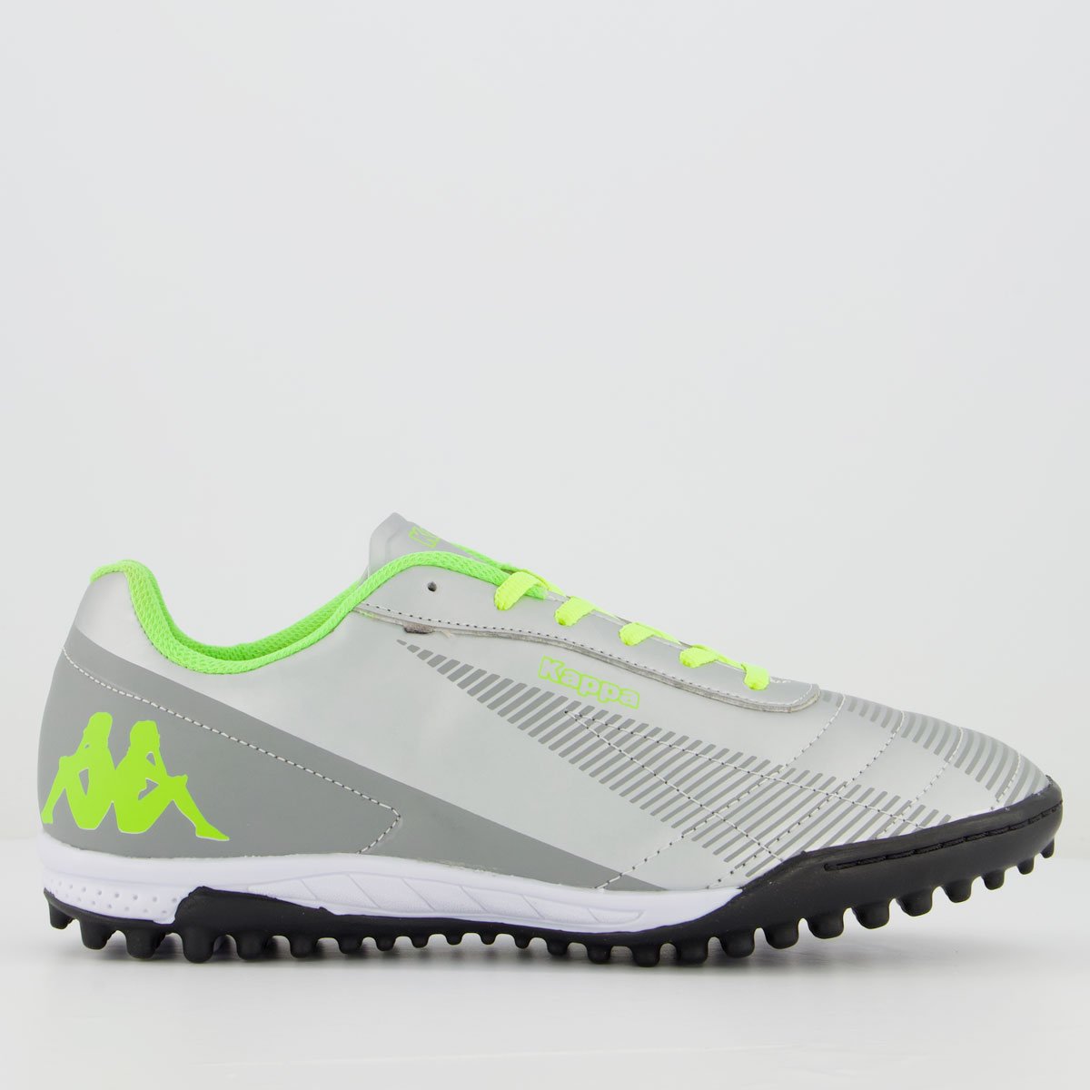 Chuteira Kappa Washington Society Cinza e Verde Cinza/Verde 1
