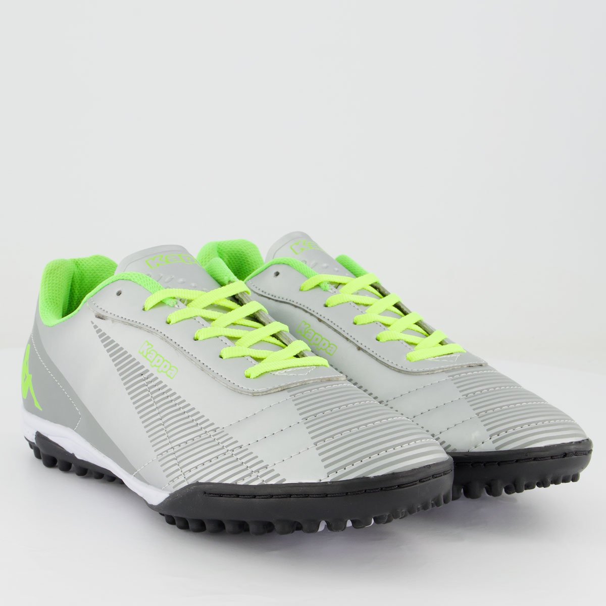 Chuteira Kappa Washington Society Cinza e Verde Cinza/Verde 2