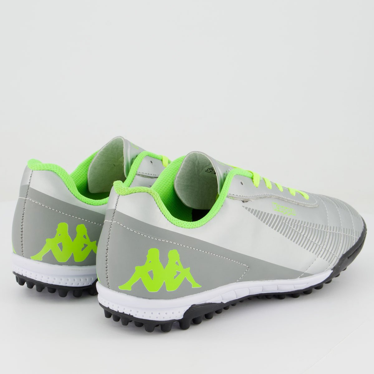 Chuteira Kappa Washington Society Cinza e Verde Cinza/Verde 3