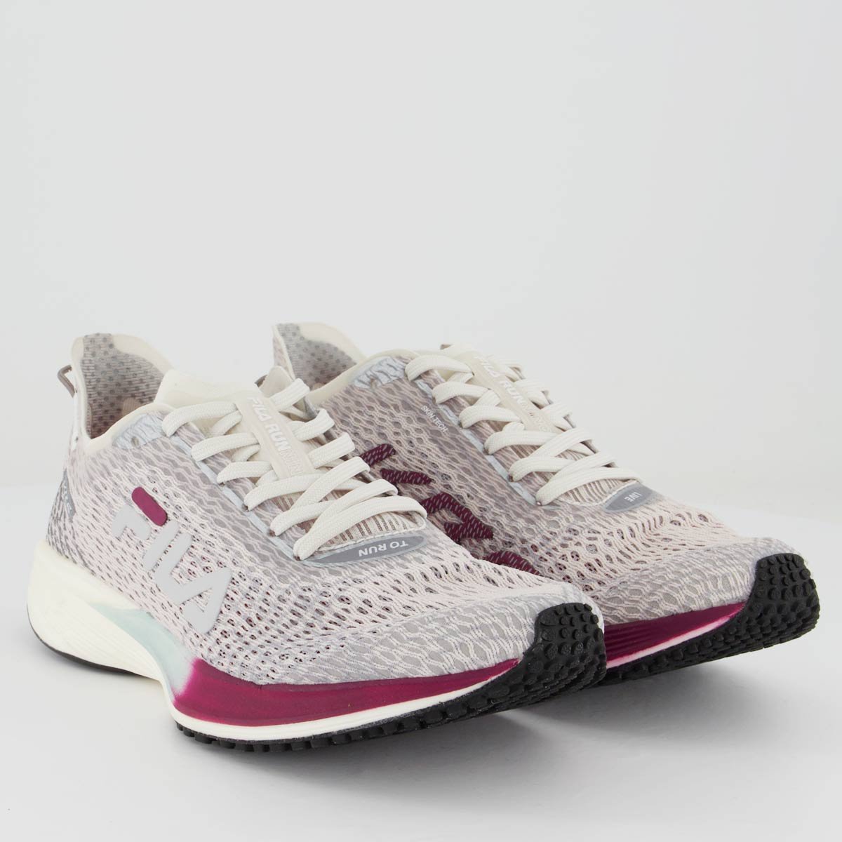 Tênis Fila KR6 Feminino Branco e Bordô Branco/Bordô 2