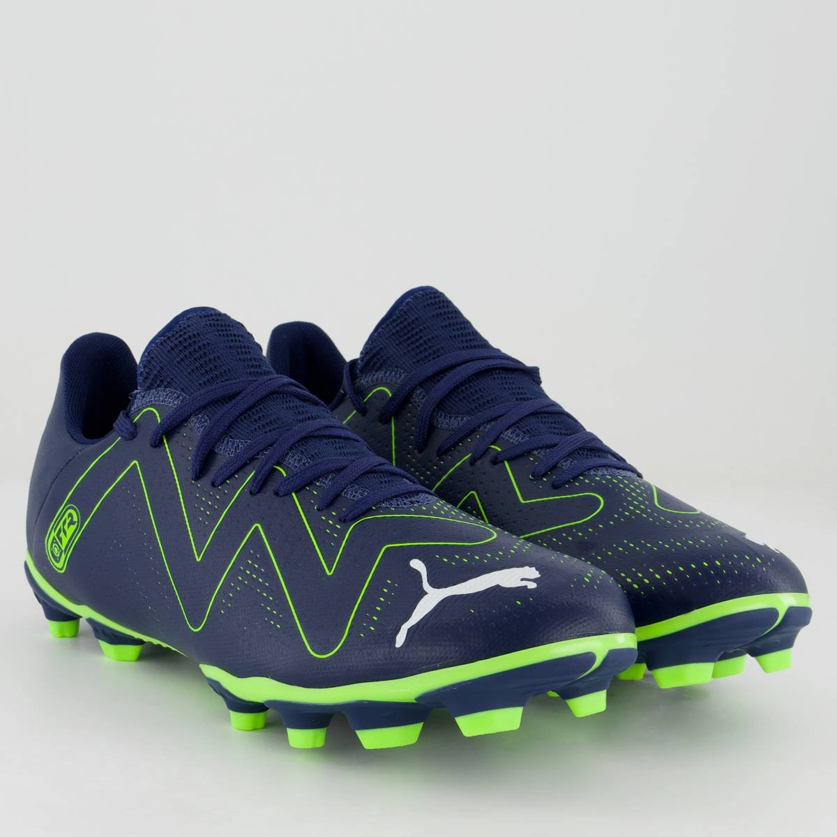 Chuteira Puma Future Play BDP FG/AG Campo Marinho Azul 2