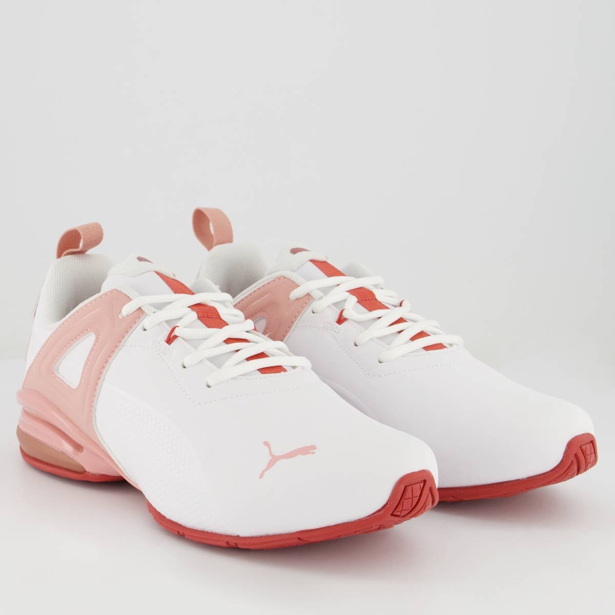 Tênis Puma Haste SL BDP Feminino Branco Branco/Rosa 2