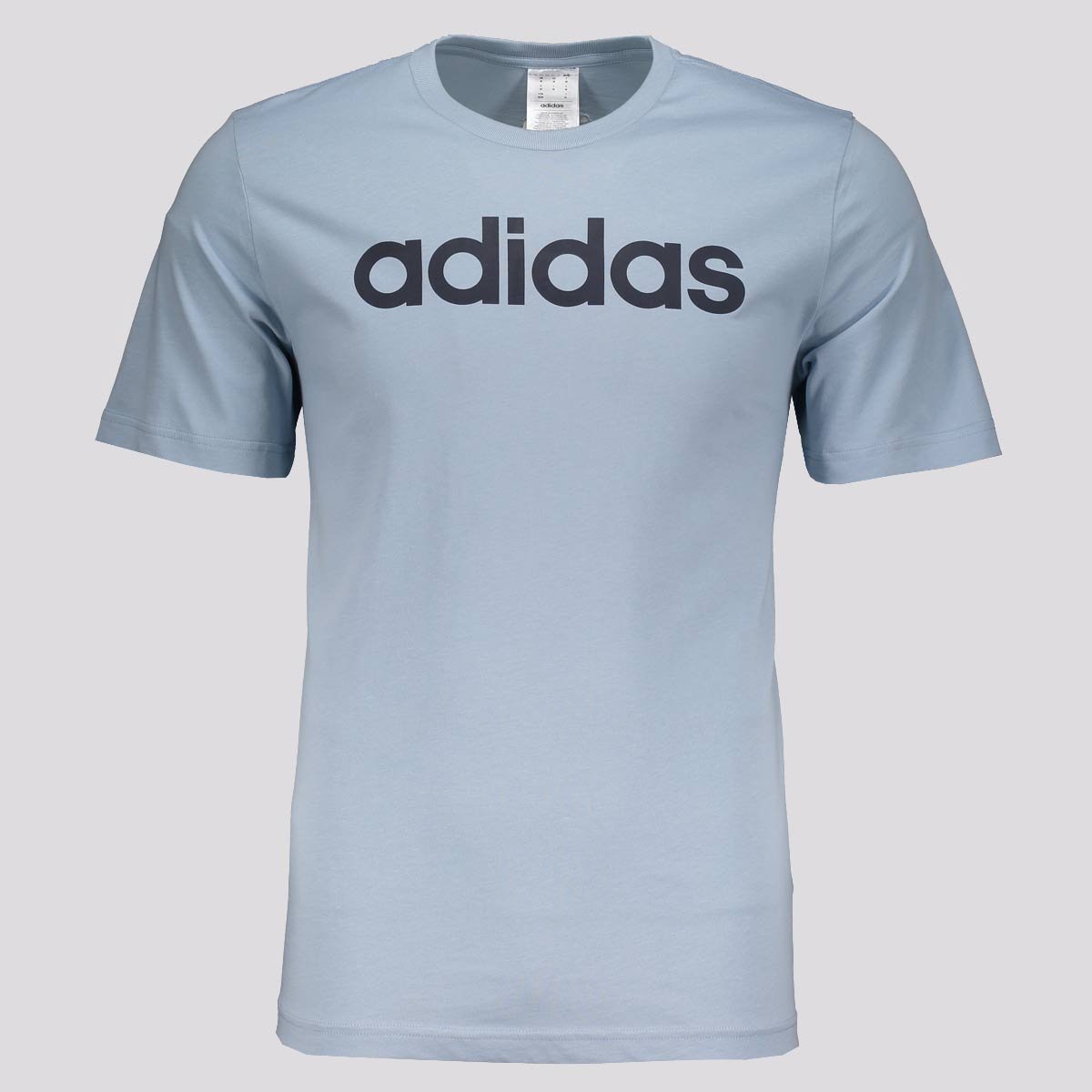 Camiseta Adidas Logo Linear Azul