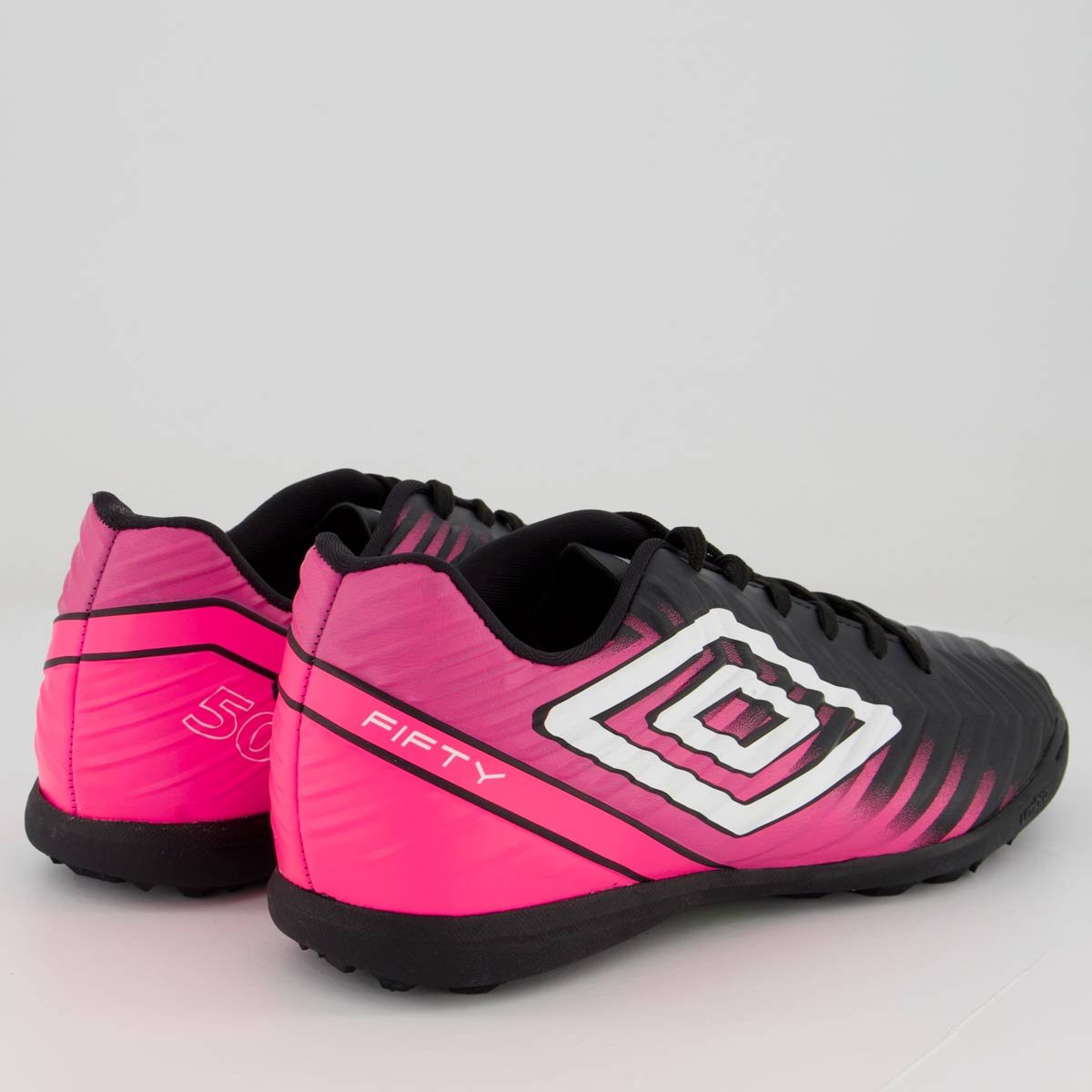 Chuteira Umbro Fifty V Society Preta Preto/Rosa 3