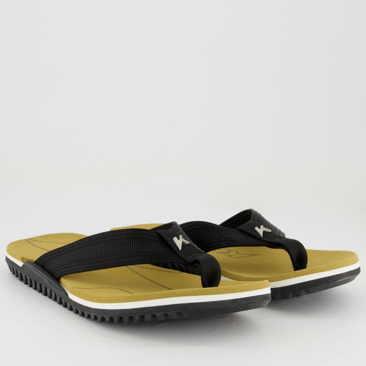 Chinelo Kenner NK6 Pro Preto e Marrom Preto/Marrom 3