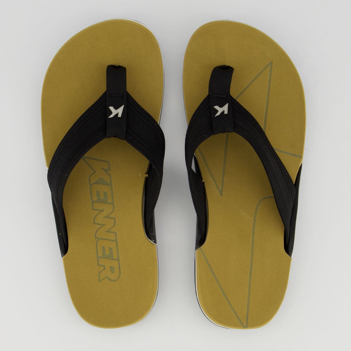 Chinelo Kenner NK6 Pro Preto e Marrom Preto/Marrom 1