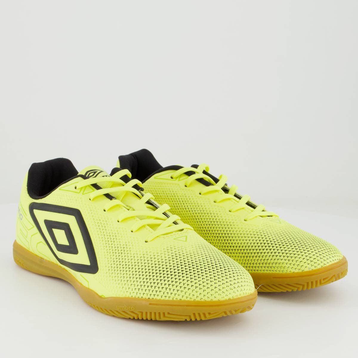 Chuteira Umbro Techno Futsal Verde Amarelo 2