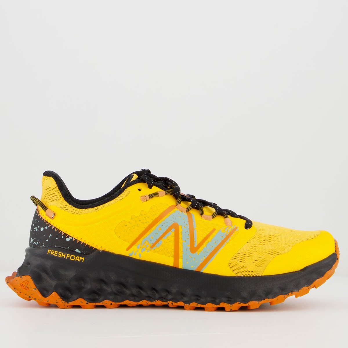 Tênis New Balance Fresh Foam Garoé Amarelo e Laranja