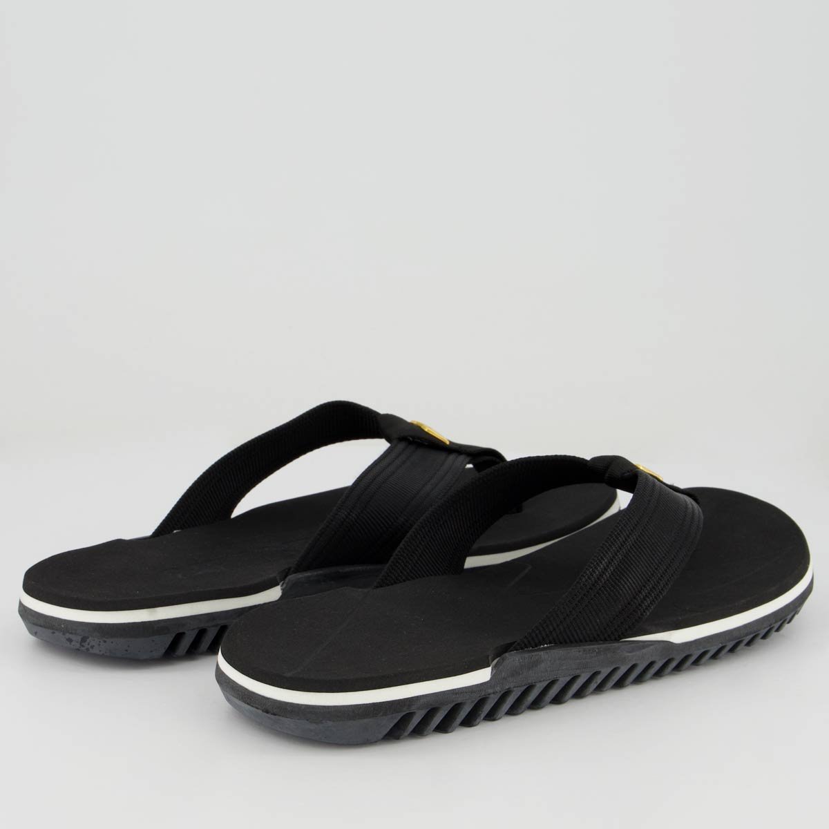 Chinelo Kenner NK6 Pro Preto e Branco Preto 4
