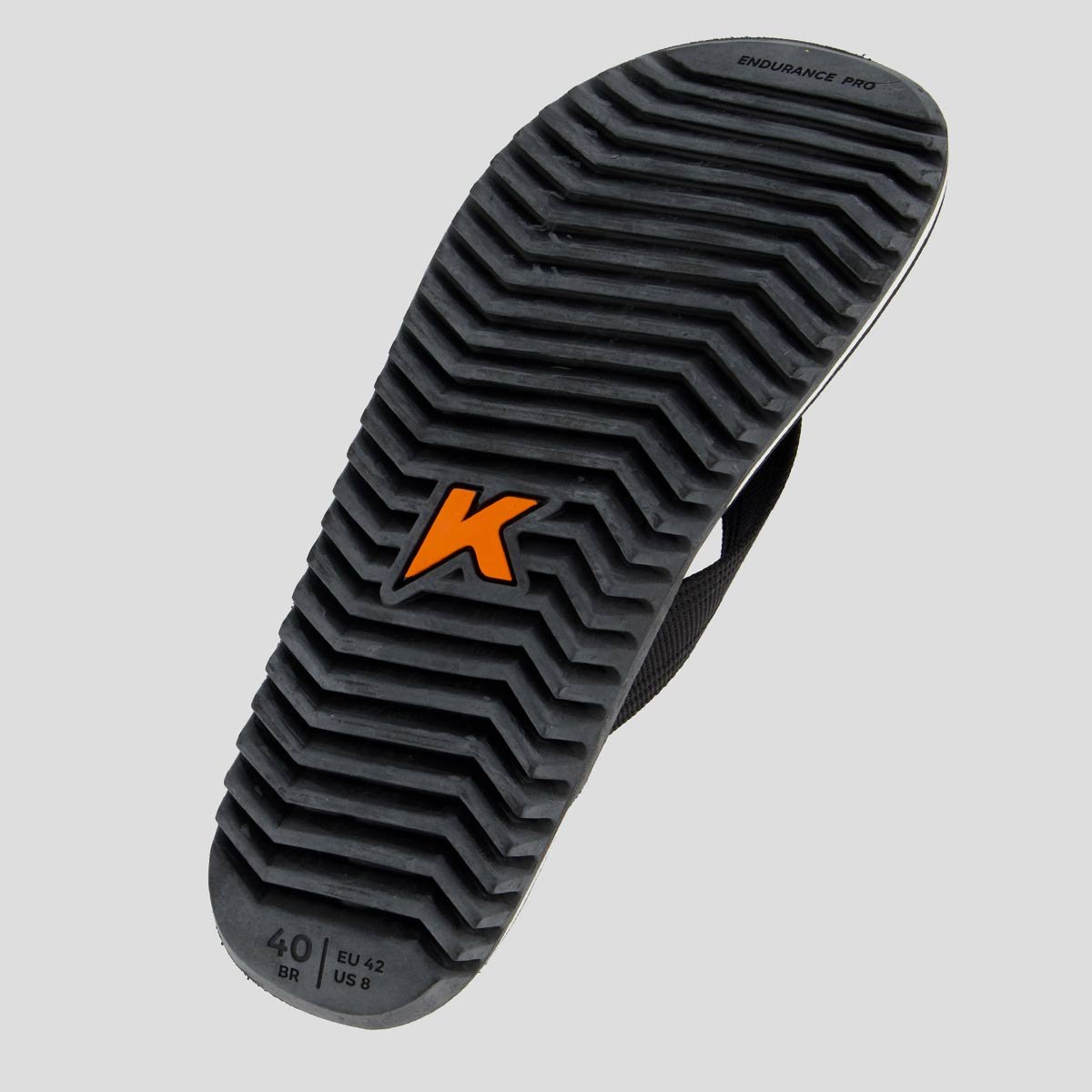 Chinelo Kenner NK6 Pro Preto e Branco Preto 5