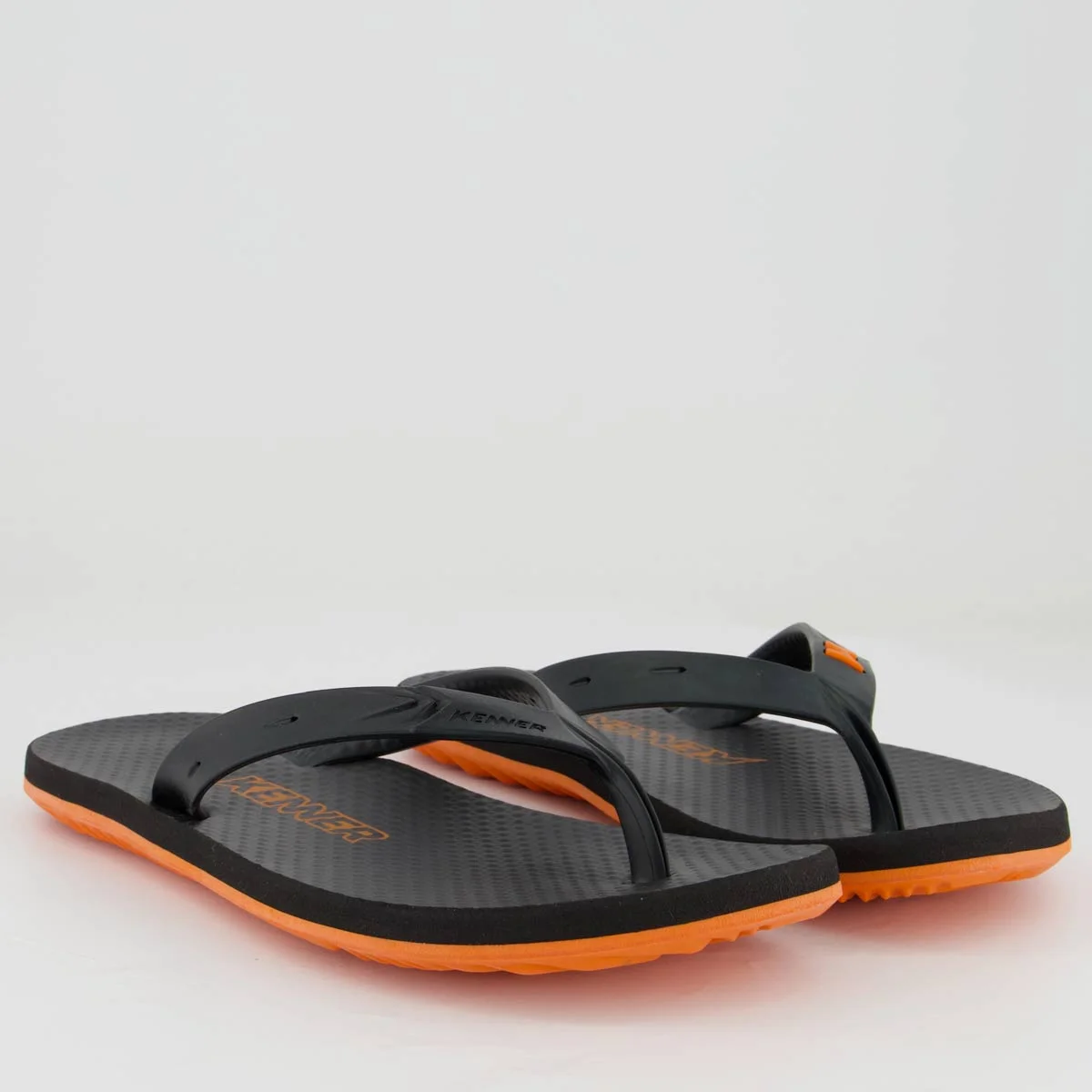 Chinelo Kenner New Summer Preto e Laranja Preto/Laranja 3