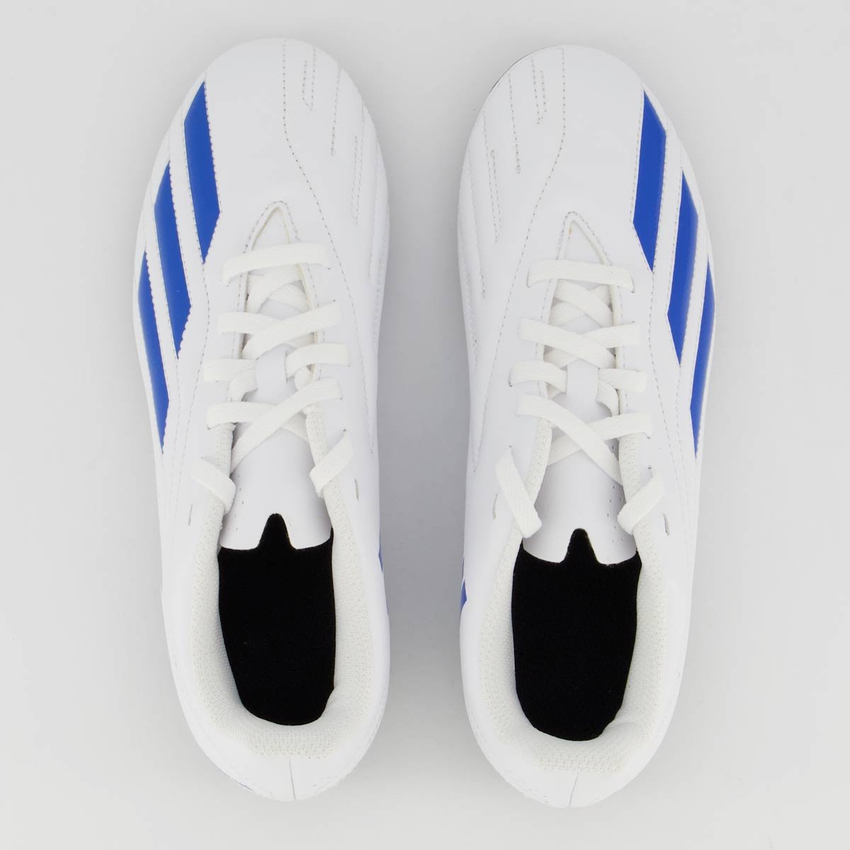 Chuteira Adidas Deportivo II FxG Campo Juvenil Branca Branco 4