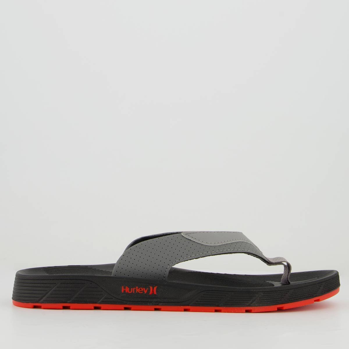 Chinelo Hurley X Fuse Cinza Preto/Cinza 2