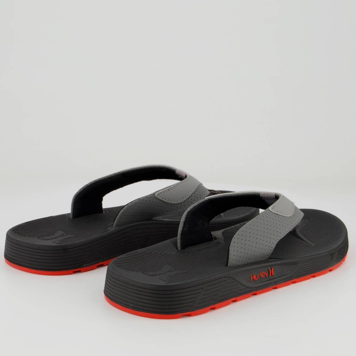 Chinelo Hurley X Fuse Cinza Preto/Cinza 4