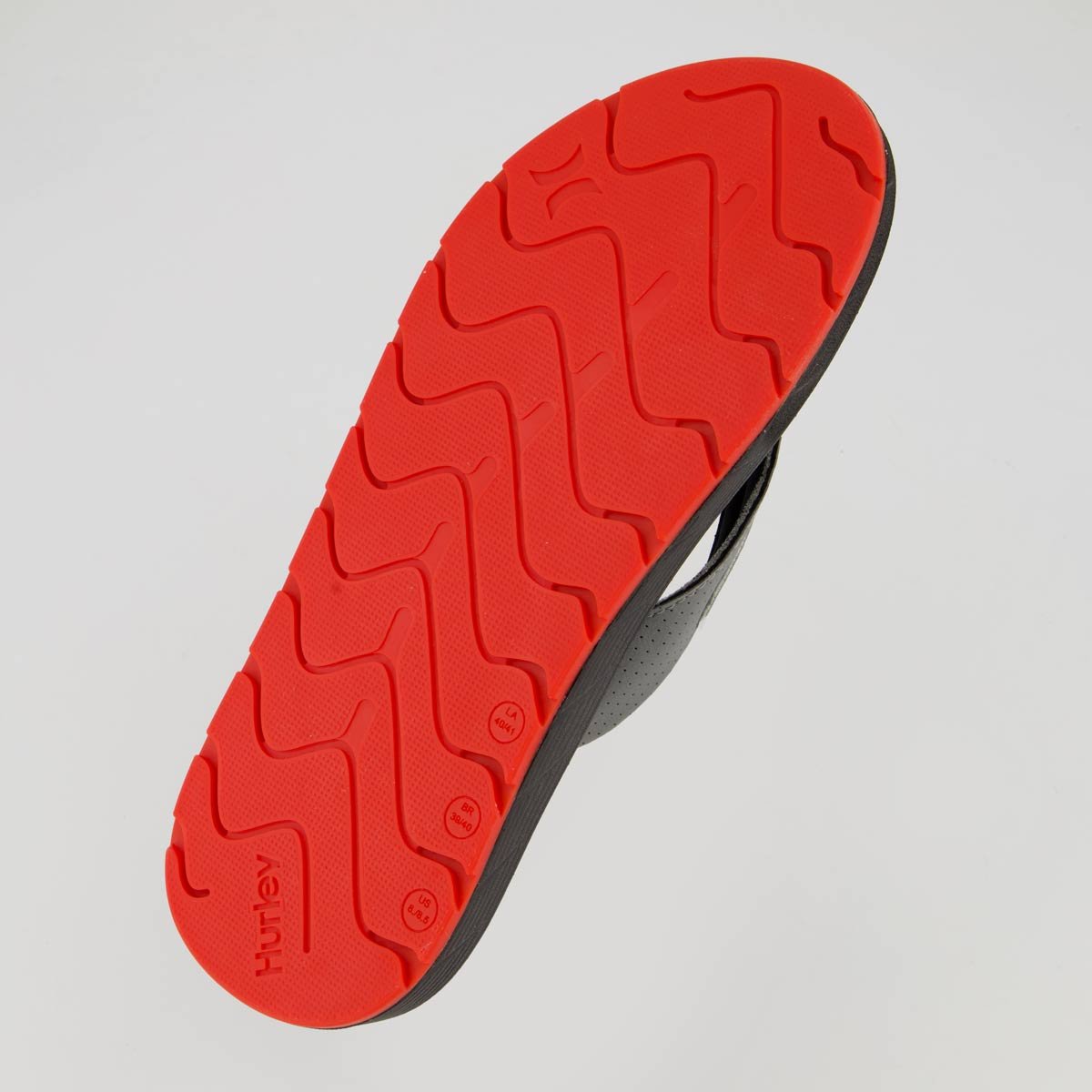 Chinelo Hurley X Fuse Cinza Preto/Cinza 5