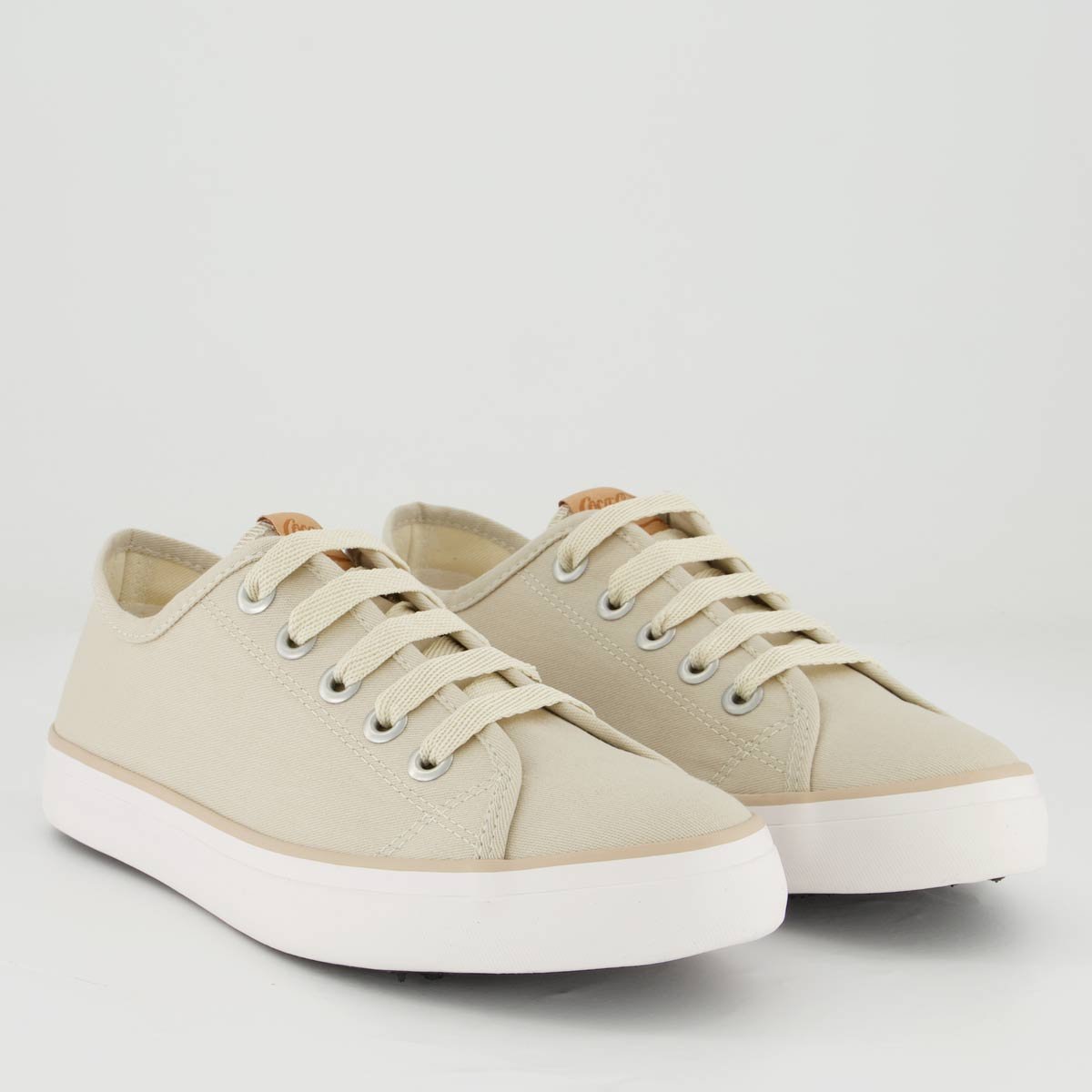 Tênis Coca Cola Stream Canvas Feminino Areia Bege 2