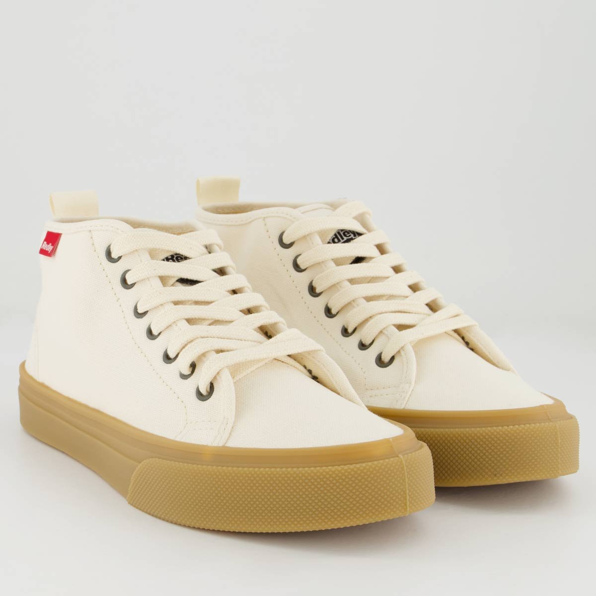 Tênis Redley Originals Látex Cano Médio Areia Branco 2
