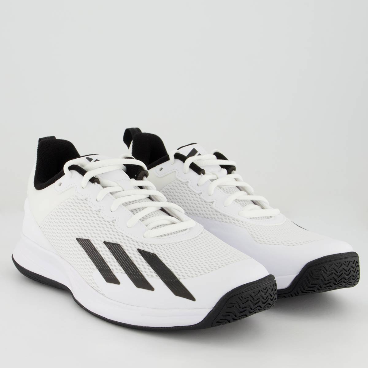 Tênis Adidas Courtflash Speed Branco e Preto Branco 2