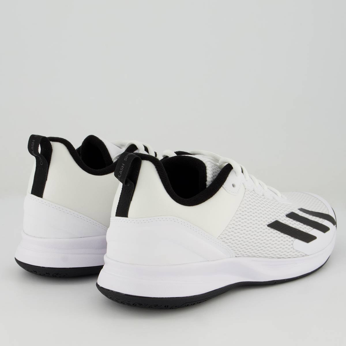 Tênis Adidas Courtflash Speed Branco e Preto Branco 3