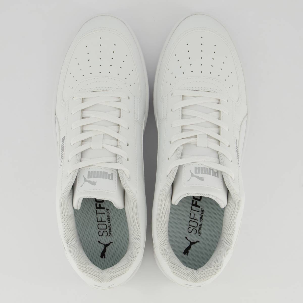 Tênis Puma Caven 2.0 BDP Branco e Prata Branco/Prata 4