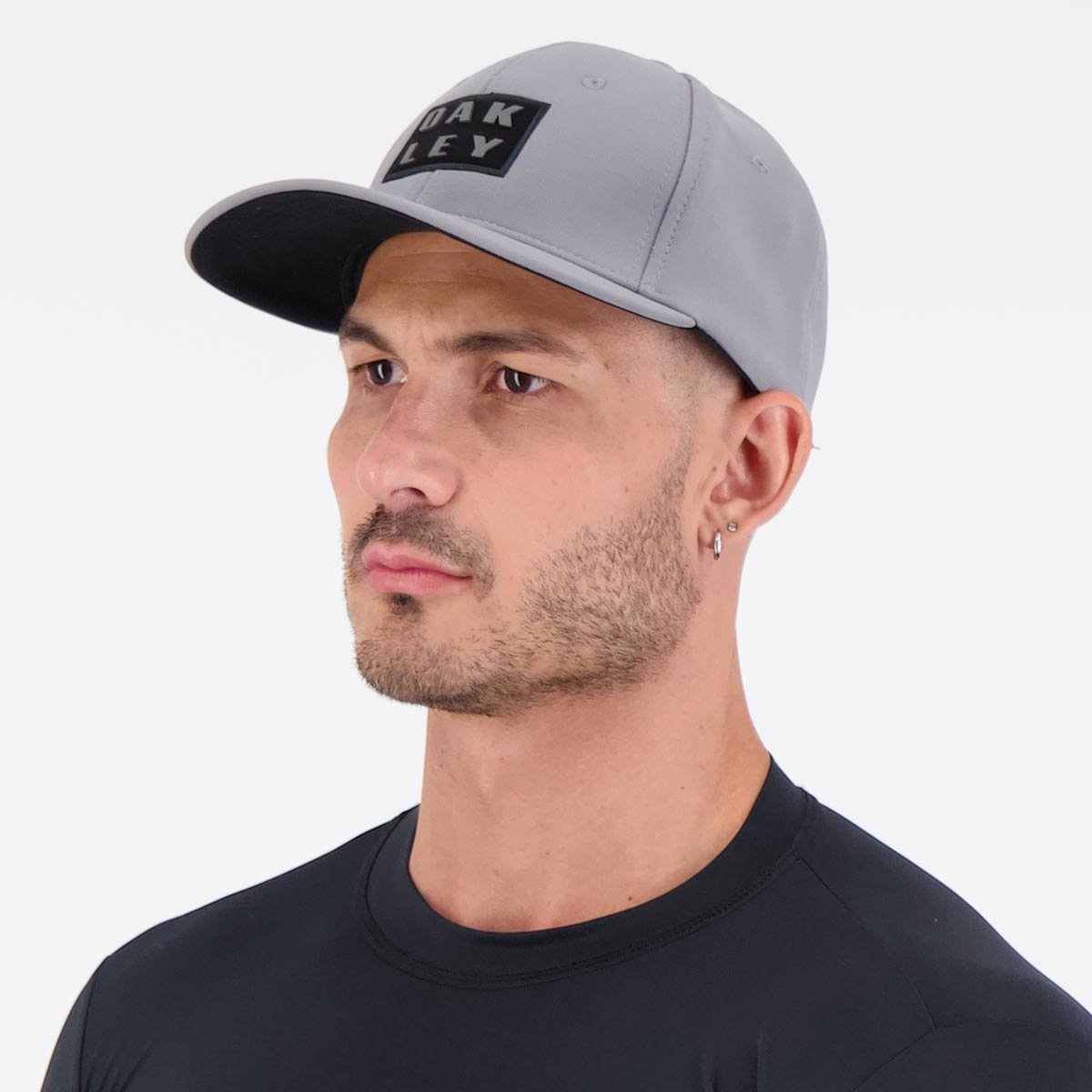 Boné Oakley Bark Cinza Cinza 5