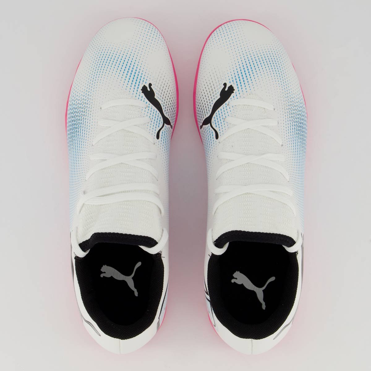 Chuteira Puma Future 7 Play IT Futsal Branca Branco 4