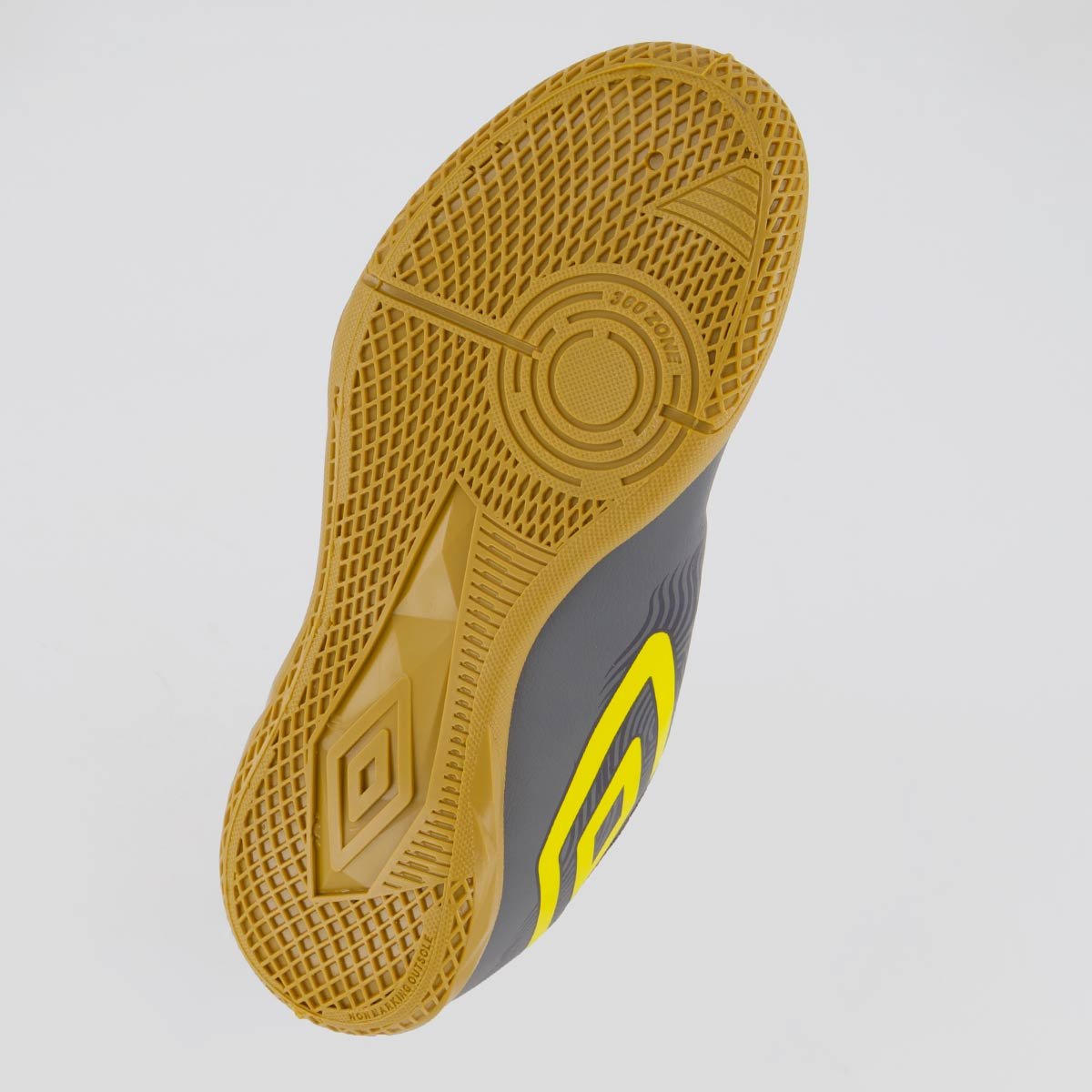 Chuteira Umbro Orbit Futsal Juvenil Grafite Cinza 5