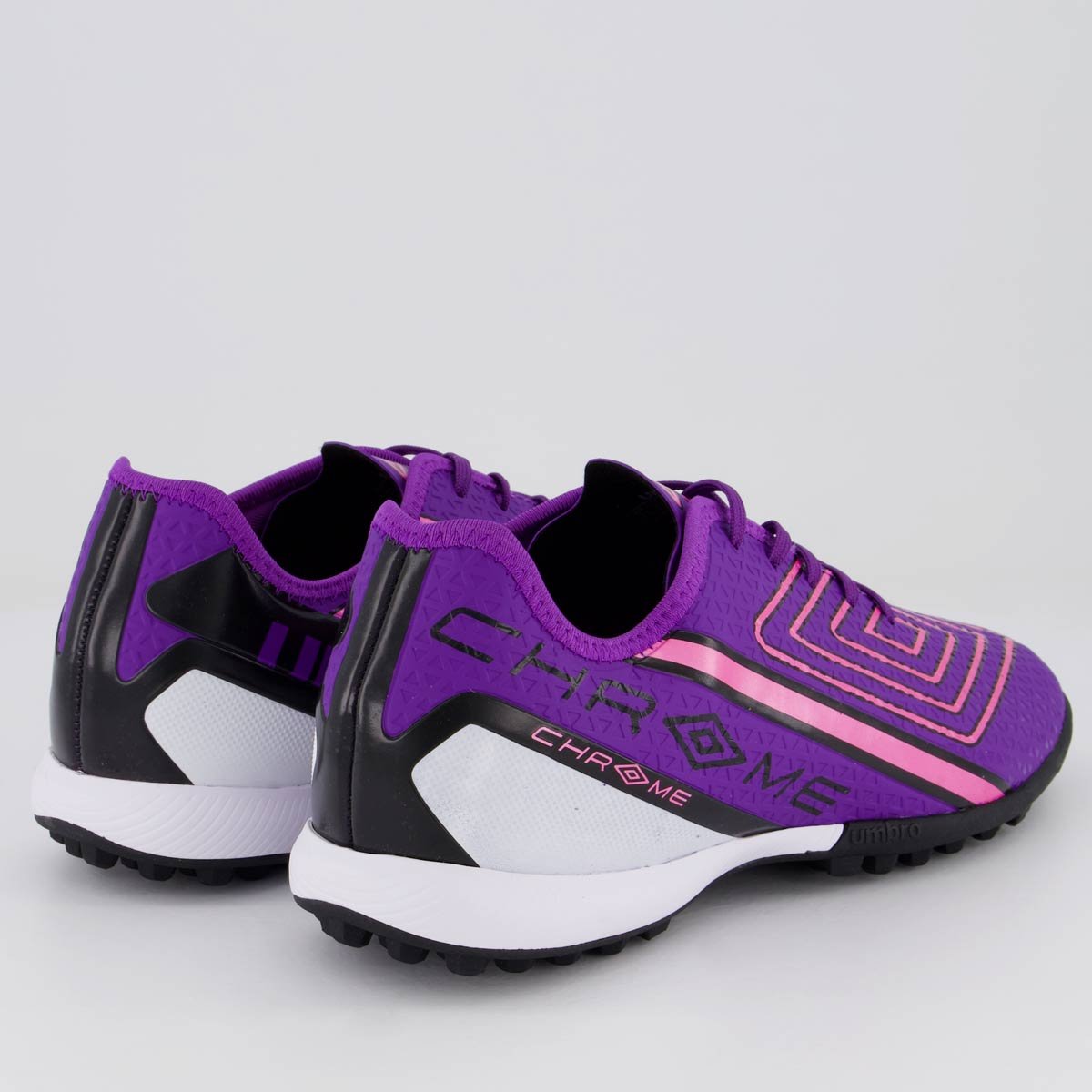Chuteira Umbro Chrome Society Roxa Roxo 3