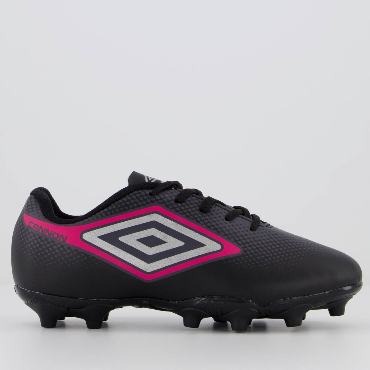 Chuteira Umbro Cannon Campo Juvenil Preto Preto 1