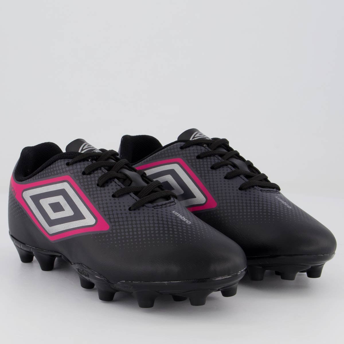 Chuteira Umbro Cannon Campo Juvenil Preto Preto 2