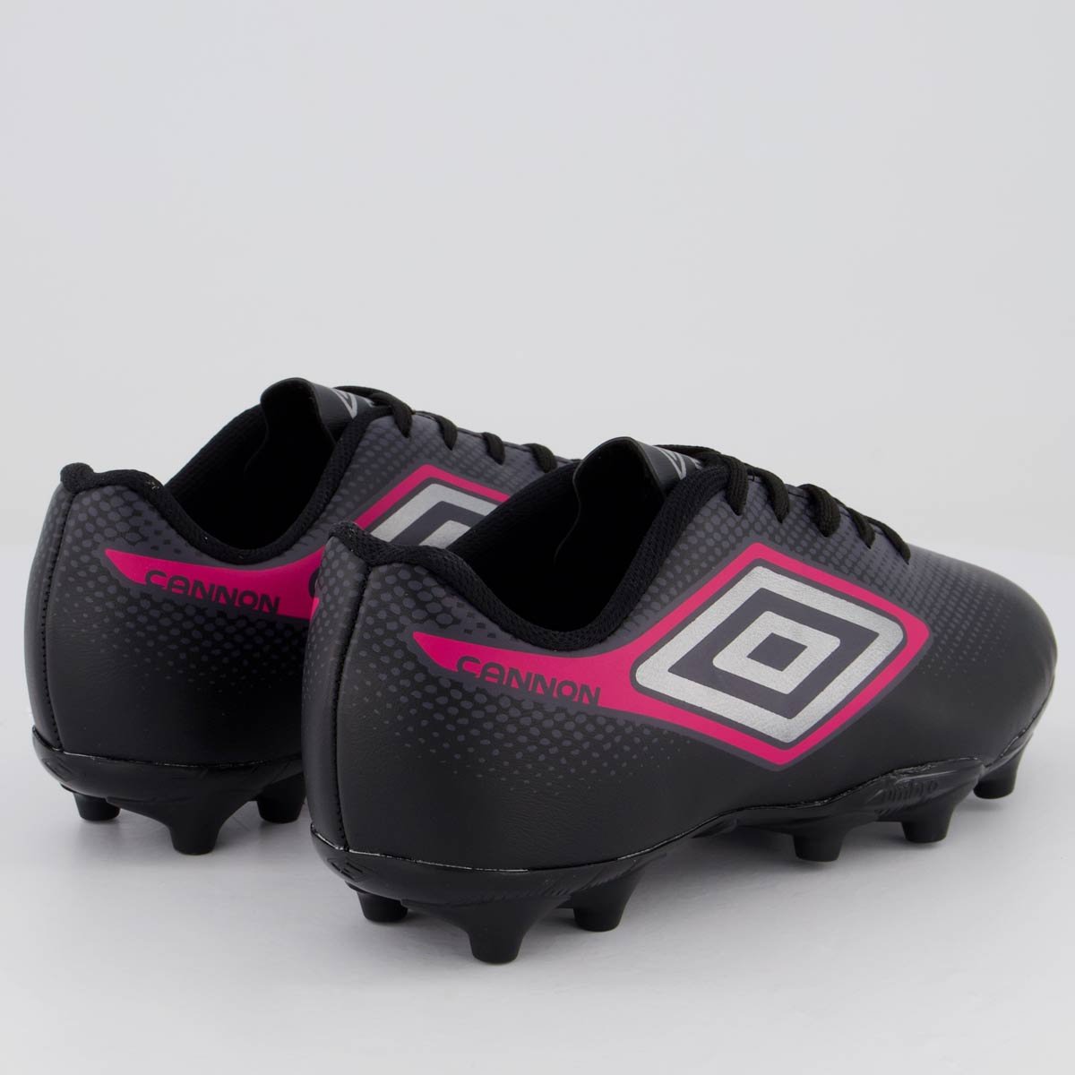 Chuteira Umbro Cannon Campo Juvenil Preto Preto 3